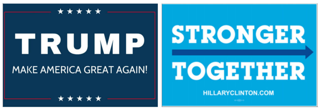 Presidential slogans, the race for capturing votes