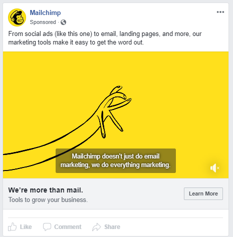 Mailchimp Facebook Ad