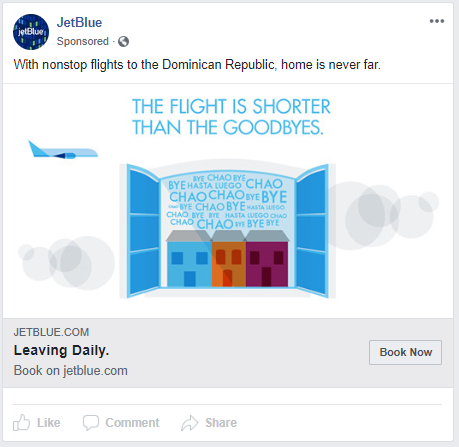 Targeted Message Facebook Ads