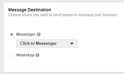 Facebook Messenger Ad