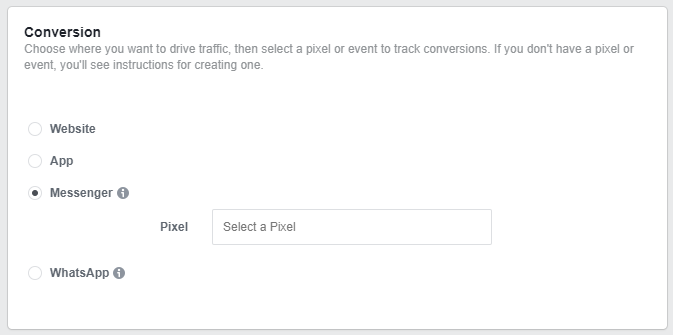 Facebook Messenger Ad
