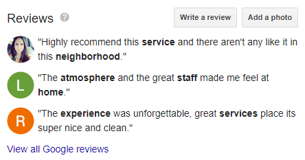 Optimized Google My Business managing your reviews